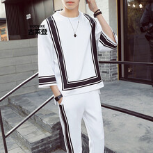 古萊登（GODLIKE） 七分袖 男士T恤 B805-白色 XL，L，XXXL，XXL，M