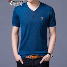 啄木鳥（TUCANO） 短袖 男士T恤 藍(lán)色 XL，L，M，XXXL，XXL