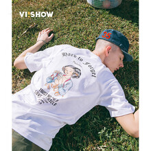 viishow 短袖 男士T恤 白色 S，XL，L，XXL，XXXL，M