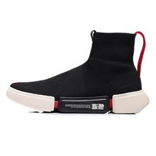 李寧（LI-NING）籃球鞋-5標(biāo)準(zhǔn)黑/兔毛灰/公牛紅 
