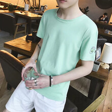 富貴鳥 短袖 男士T恤 水杯淺綠色 