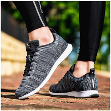 李寧（LI-NING）跑步鞋黯淡灰/黑/白色-2 39
