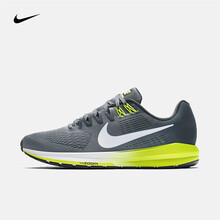 耐克（NIKE）跑步鞋904695-007冷灰/白/煤黑/熒光黃 