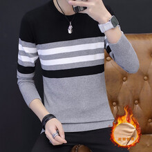 富貴鳥（FUGUINIAO） 長袖 男士T恤 灰色加絨 XL，L，XXL，M，加大，XXXL