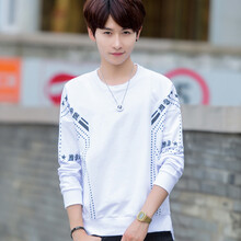 阿尼三 長(zhǎng)袖 男士T恤 白色 XL，L，XXXL，XXL，M