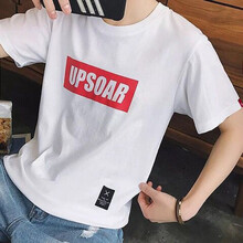 凌登（LingDeng） 長袖 男士T恤 單件UP白色短袖 S，XL，L，M，XXL