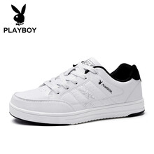 花花公子（PLAYBOY）男士12635140白/黑 41