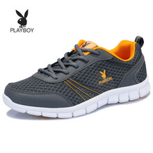 花花公子（PLAYBOY）男士深灰/桔黃 40