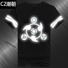 C2潮朝（CHAOCHAO） 短袖 男士T恤 反光寫輪眼 