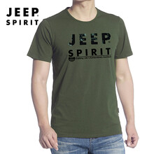 吉普（JEEP） 短袖 男士T恤 軍綠 XL，L，XXXL，M，XXL