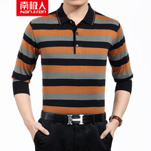 南極人（Nanjiren） 長袖 男士T恤 9016黃色 