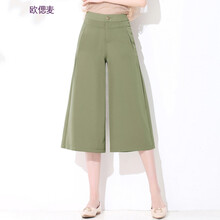 寬松針織闊腿褲，讓你成為女神范