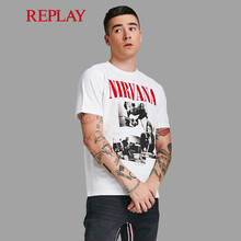 REPLAY 短袖 男士T恤 白色 