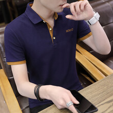 古萊登（GODLIKE） 短袖 男士T恤 T525寶藍(lán)色橙 XL，L，XXL，M，XXXL