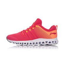 李寧（LI-NING）跑步鞋ARHM008-2火龍紅/熒光柔橙 