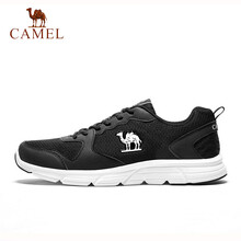 駱駝（CAMEL）跑步鞋 黑色網面 男款A712357085 