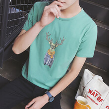 古萊登（GODLIKE） 短袖 男士T恤 綠鹿先生 