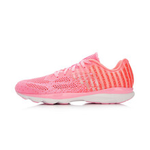 李寧（LI-NING）跑步鞋熒光炫粉/熒光糖粉ARBL014-4  35