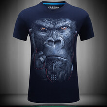 K L B ZHE 短袖 男士T恤 深藍色 S，XL，L，XXXL，加大，M，XXL