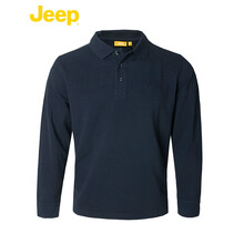 吉普（JEEP） 長袖 男士T恤 深藍(lán)色K9 S，XL，L，XXXL，M，XXL