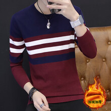 富貴鳥（FGN） 長袖 男士T恤 酒紅色(加絨) XL，L，XXL，加大，M，XXXL