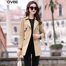 OVBE 翻領(lǐng) 長(zhǎng)袖 女 短外套 