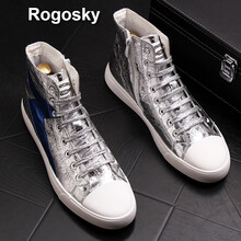 Rogosky男士銀色增高款 40