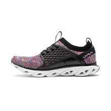 李寧（LI-NING）跑步鞋標(biāo)準(zhǔn)黑/熒光桃紅/熒光紫紅 