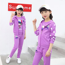 新款小女童短袖套裝