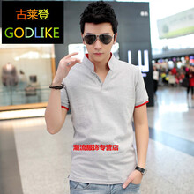 古萊登（GODLIKE） 短袖 男士T恤 淺灰色 XL，L，XXL，XXXL，M