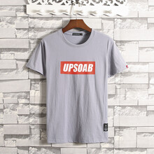 格雷森馬爾 短袖 男士T恤 藍灰色 藍灰色 