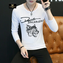 C2潮朝（C2 CHAO CHAO） 長(zhǎng)袖 男士T恤 CT05白色 XL，L，XXXL，M，XXL