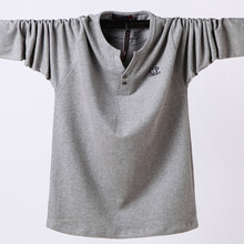 康柏力（CPCOMPANY） 長(zhǎng)袖 男士T恤 灰色 XL，L，XXXL，加大，XXL，M