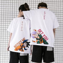 HF 短袖 男士T恤 白色悟天 S，XL，L，M
