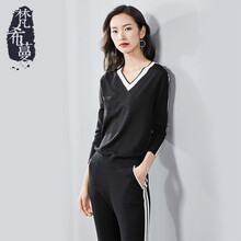 梵希蔓（vimly） 高腰 鉛筆褲/小腳褲 女 九分褲 休閑褲