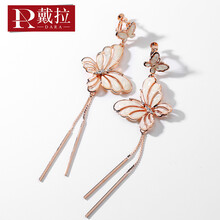 蝴蝶耳環(huán)流蘇