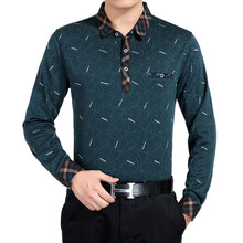 SCNDEWMY 長袖 男士T恤 長袖1533墨綠 4XL，L，M