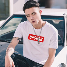 其他品牌 短袖 男士T恤 UP白T S，XL，L，XXXL，XXL，M