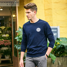 奢步士（SOUREPOSE） 長(cháng)袖 男士T恤 藏青色 
