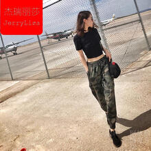 杰瑞麗莎（Jerry&Lisa）  燈籠褲 女 短褲 休閑褲