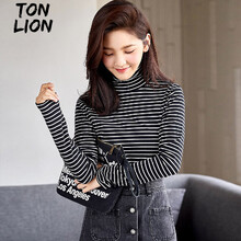 唐獅（TonLion） 條紋 短袖 T恤 女 