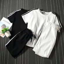 古萊登（GODLIKE） 短袖 男士T恤 黑色(衣服+褲子) XL，L，M，XXL