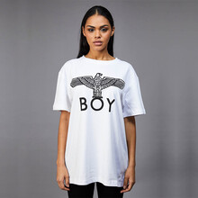 BOYLONDON 短袖 男士T恤 白黑 