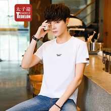 太子龍（TEDELON） 短袖 男士T恤 白色 XL，L，XXL，M，XXXL