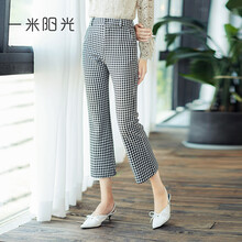 一米陽(yáng)光  直筒褲 女 九分褲 休閑褲