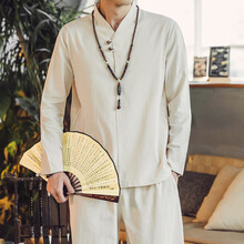 丹杰仕（DAN JIE SHI） 長(zhǎng)袖 男士T恤 杏色 