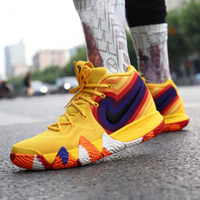 耐克（NIKE）籃球鞋檸檬黃黑色943807-700 42