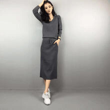 女長款棉服帶毛