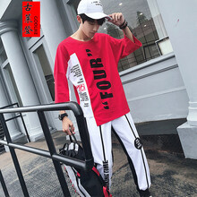 古萊登（GODLIKE） 七分袖 男士T恤 5號-黑色 S，XL，L，XXXL，XXL，M