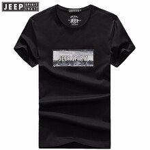 吉普（JEEP） 短袖 男士T恤 4059黑色 